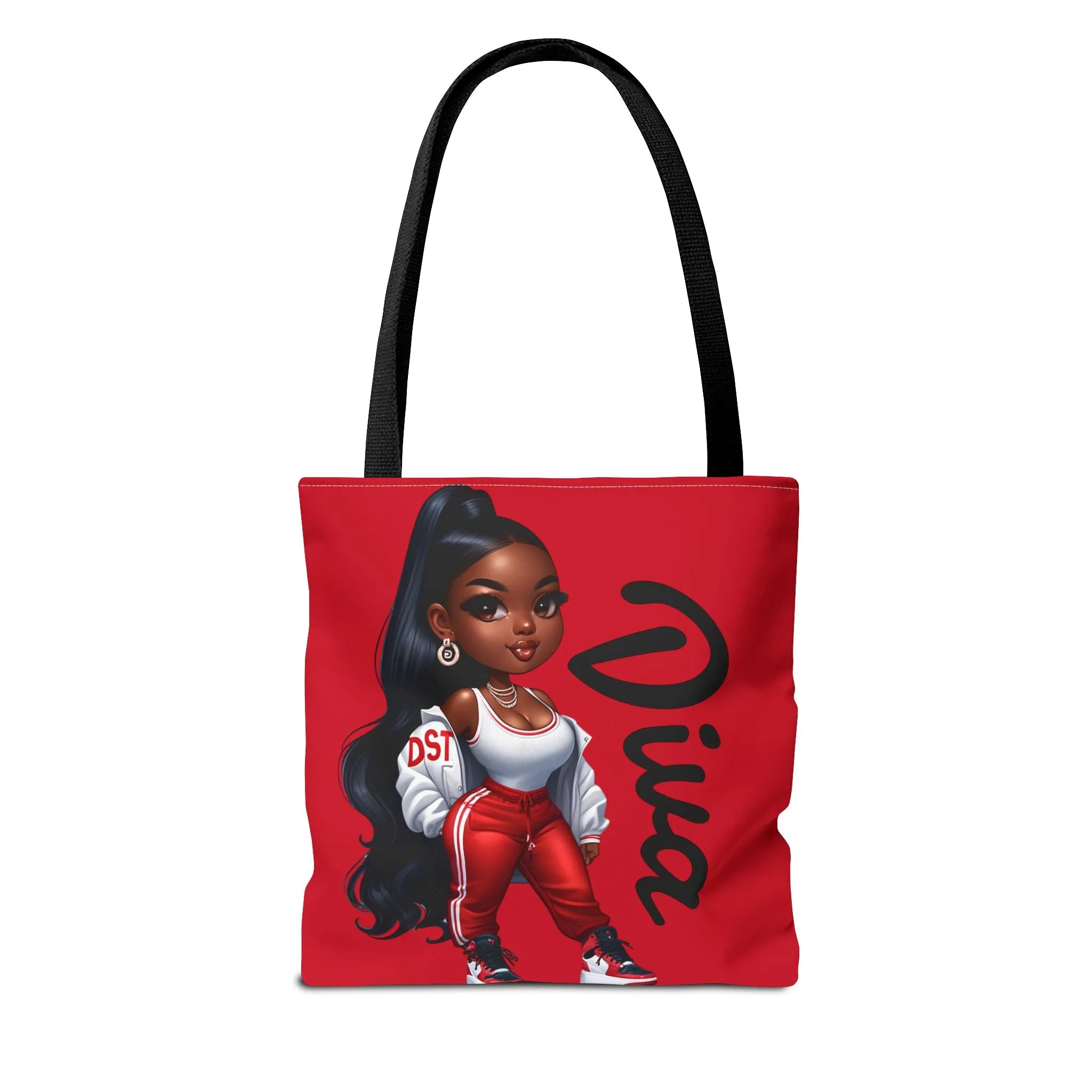 Delta Diva Chic Diva Tote Bag | Fashionable Shopper | Cute Gift for Her | Stylish Handbag | Perfect for Everyday Use, Gym, Travel, Shopping