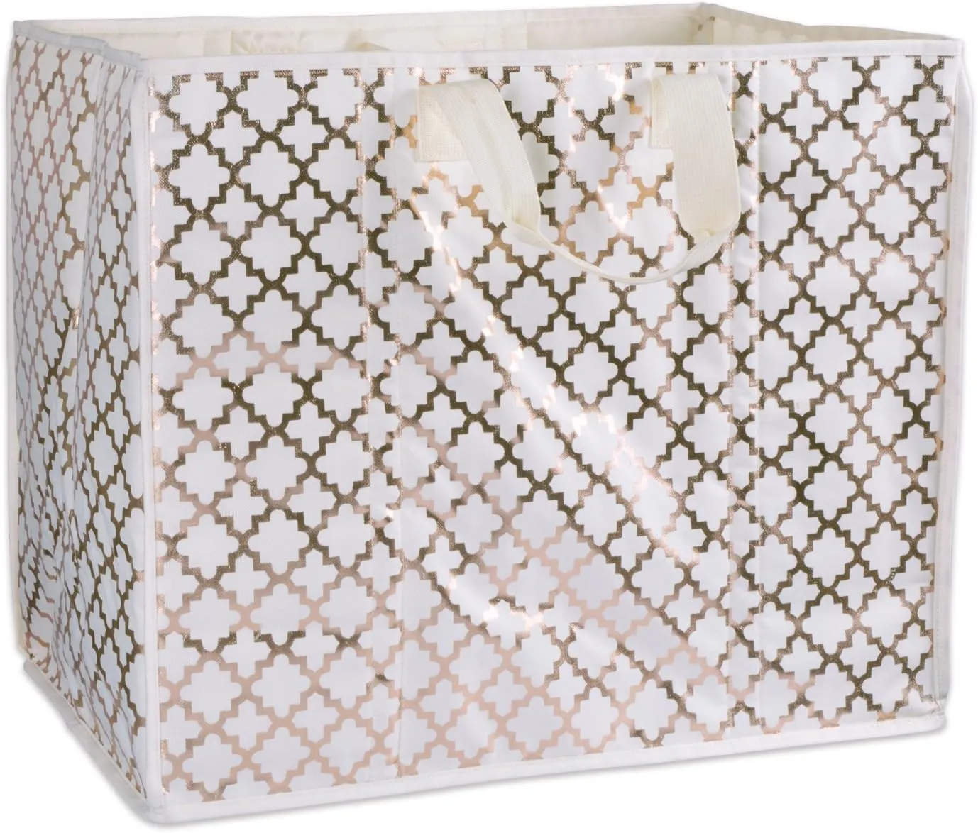 DII Multi-Purpose Two Compartment Storage Tote, Large, Bronze