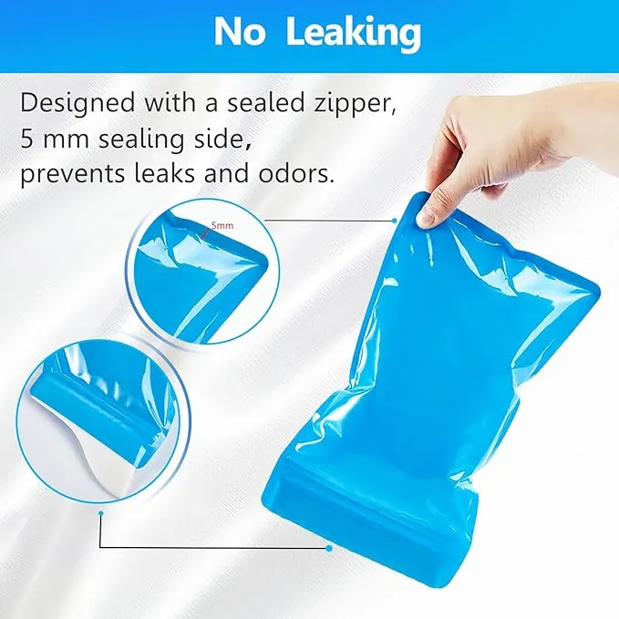 Disposable Urine Bags, 20 Pack Travel Pee Bags, Unisex Urinal Bag Vomit Bags for Travel Traffic Jam Emergency Portable Camping Urinal Bags for Men Women Kids Brief Relief