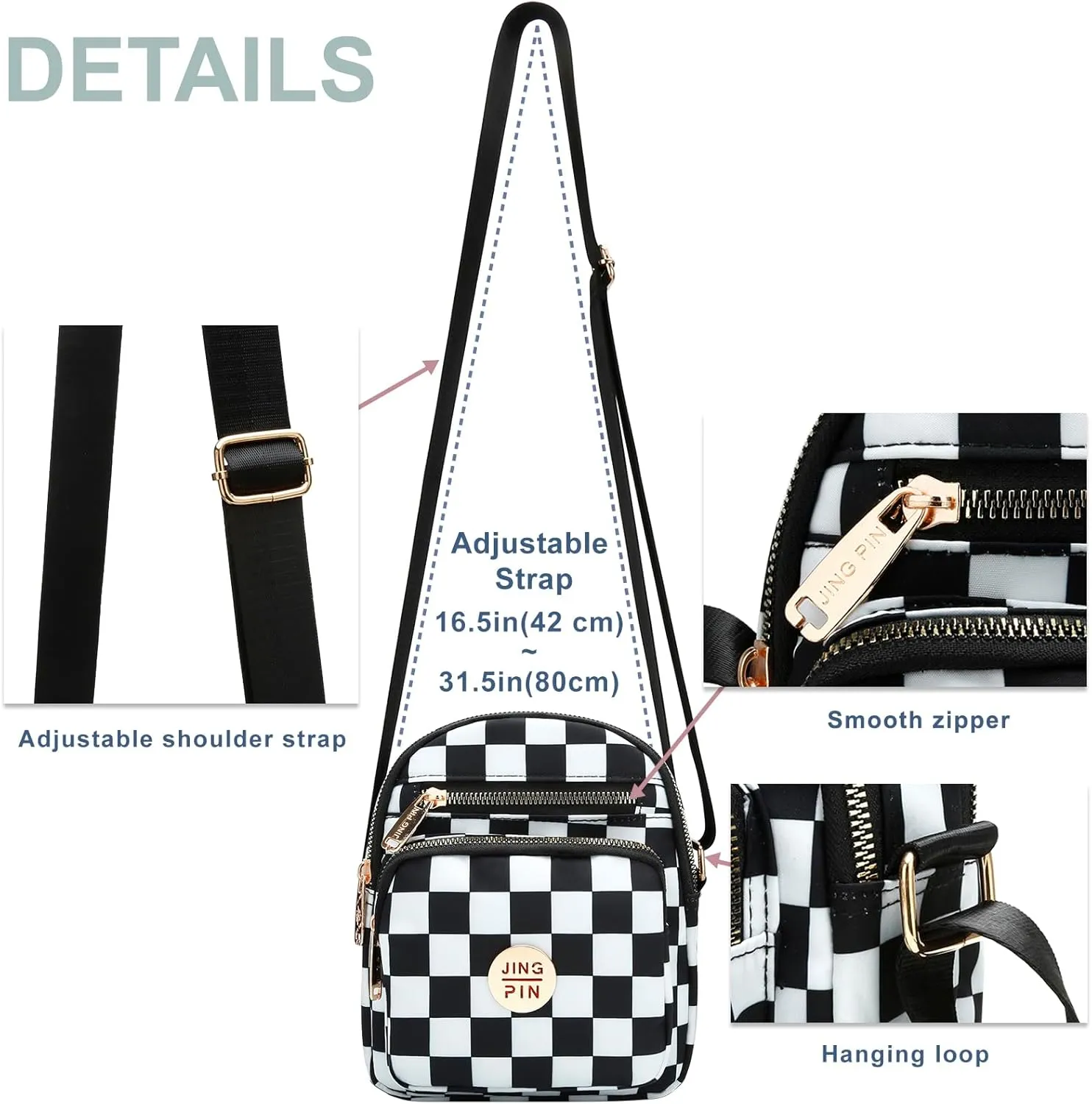 DOB SECHS Crossbody Purse Small Messenger Bags for Women Shoulder Bag…