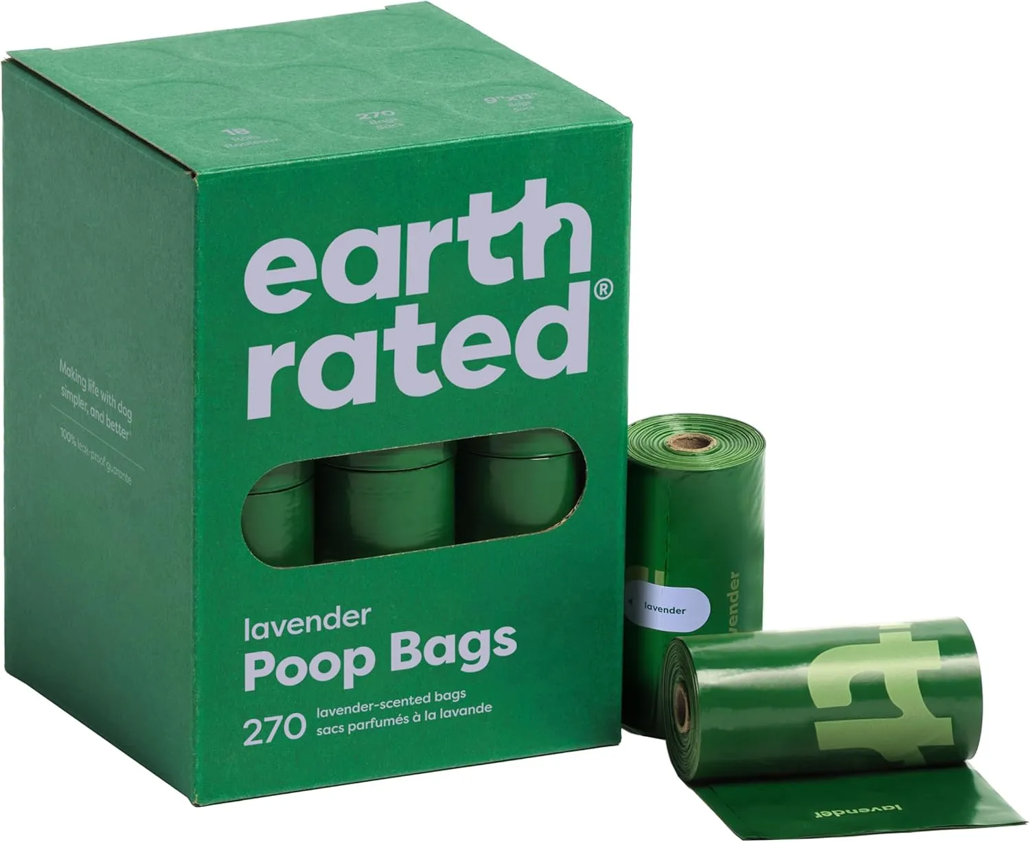 Dog Poop Bags, Guaranteed Leak Proof and Extra Thick Waste Bag Refill Rolls For Dogs