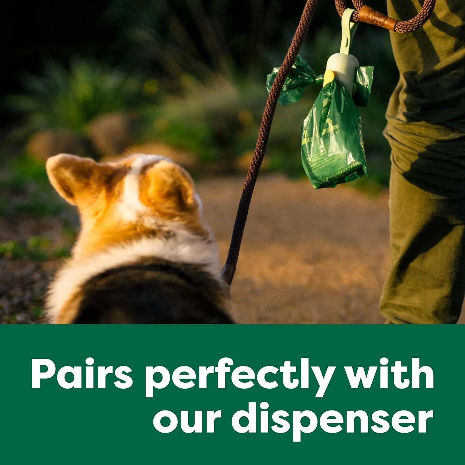 Dog Poop Bags, Guaranteed Leak Proof and Extra Thick Waste Bag Refill Rolls For Dogs