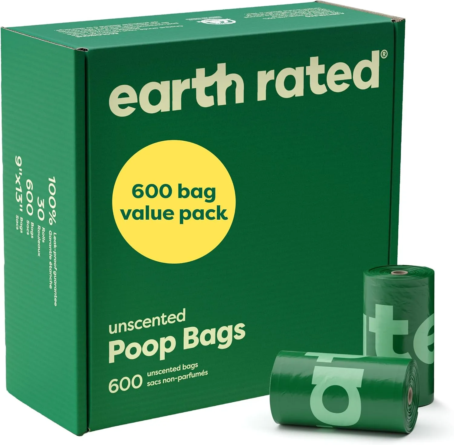 Dog Poop Bags, Guaranteed Leak Proof and Extra Thick Waste Bag Refill Rolls For Dogs