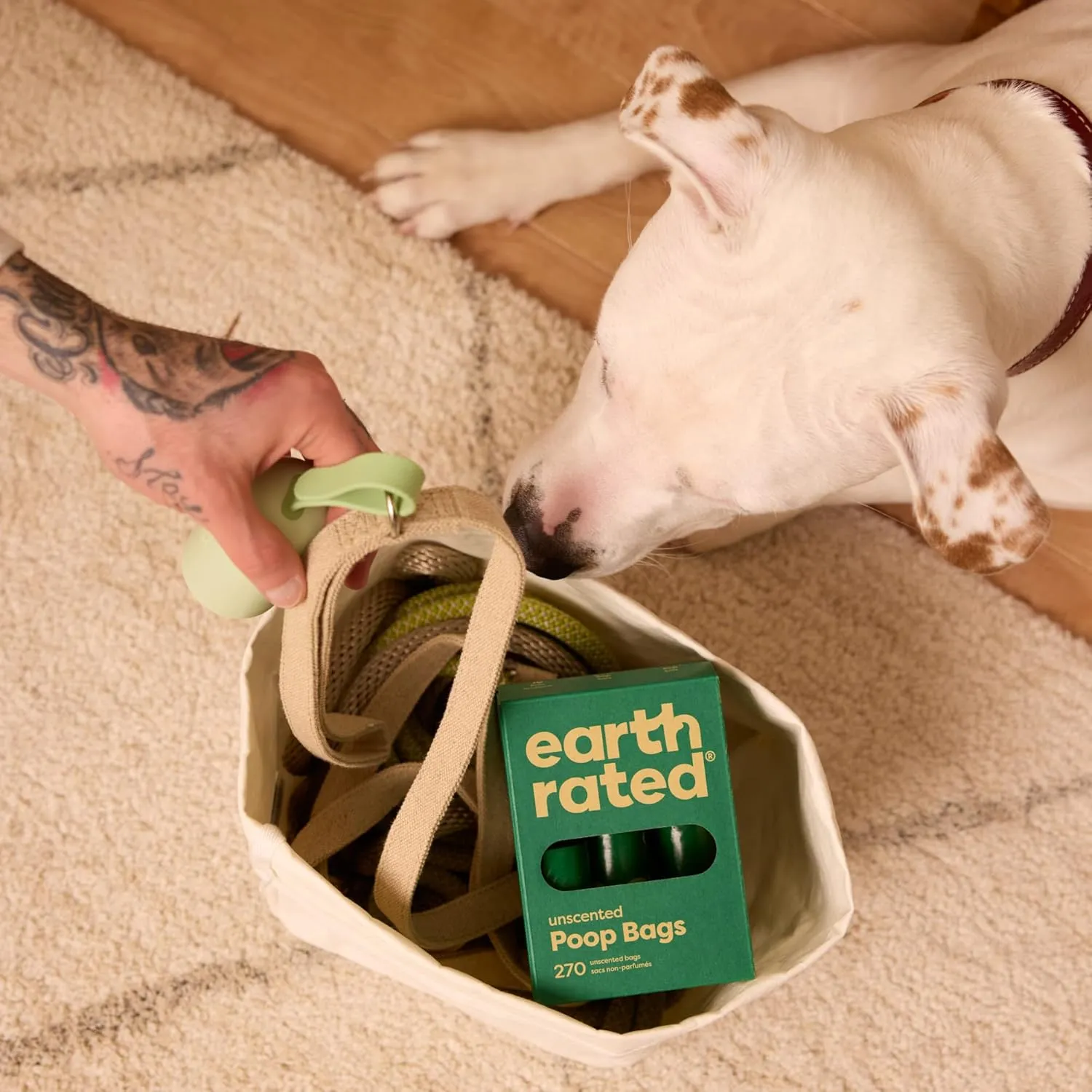 Dog Poop Bags, Guaranteed Leak Proof and Extra Thick Waste Bag Refill Rolls For Dogs