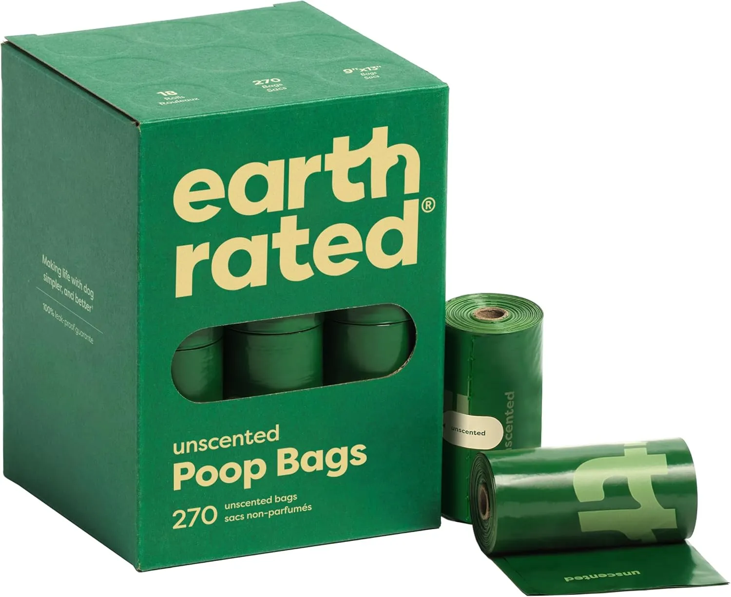 Dog Poop Bags, Guaranteed Leak Proof and Extra Thick Waste Bag Refill Rolls For Dogs