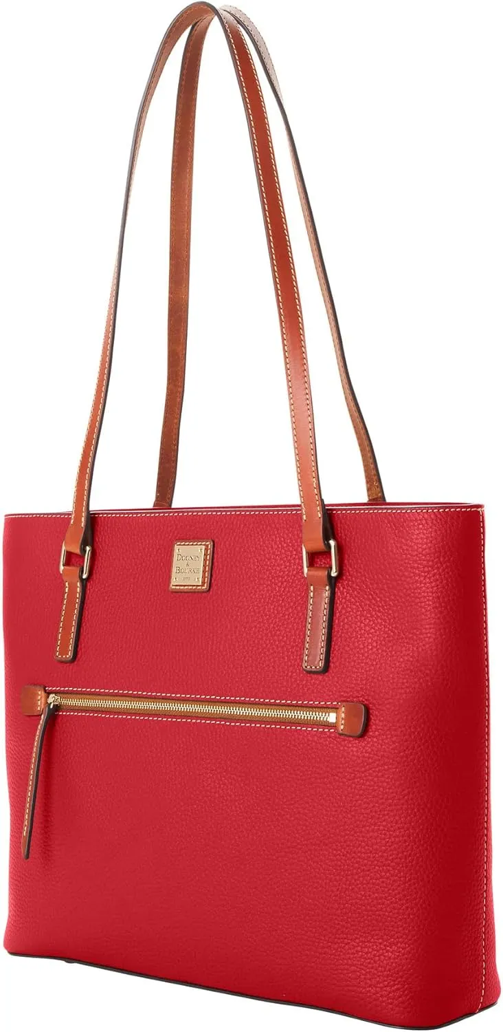 Dooney & Bourke Tote Bags for Women, Large Leather Shopper Totes with Long Shoulder Straps