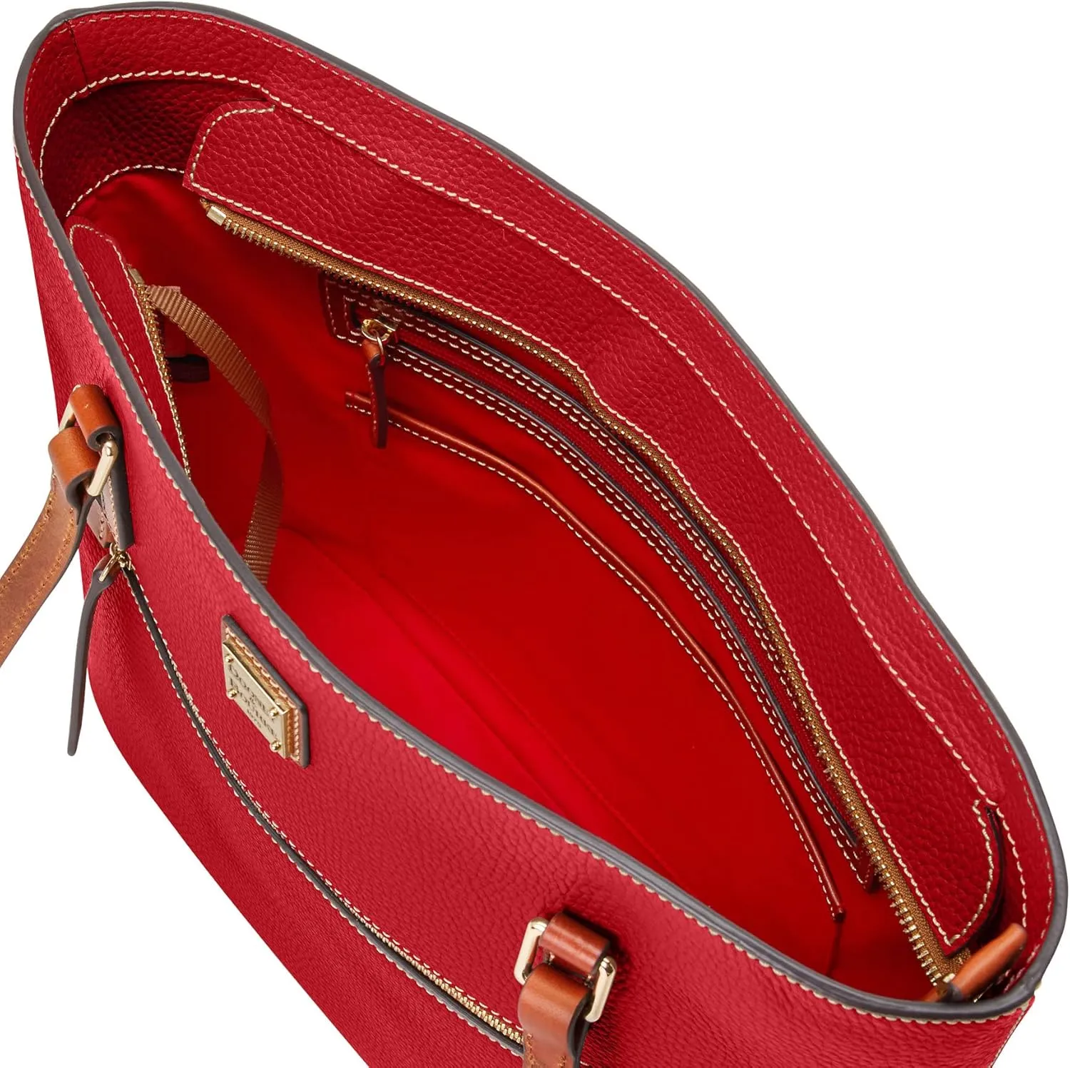 Dooney & Bourke Tote Bags for Women, Large Leather Shopper Totes with Long Shoulder Straps