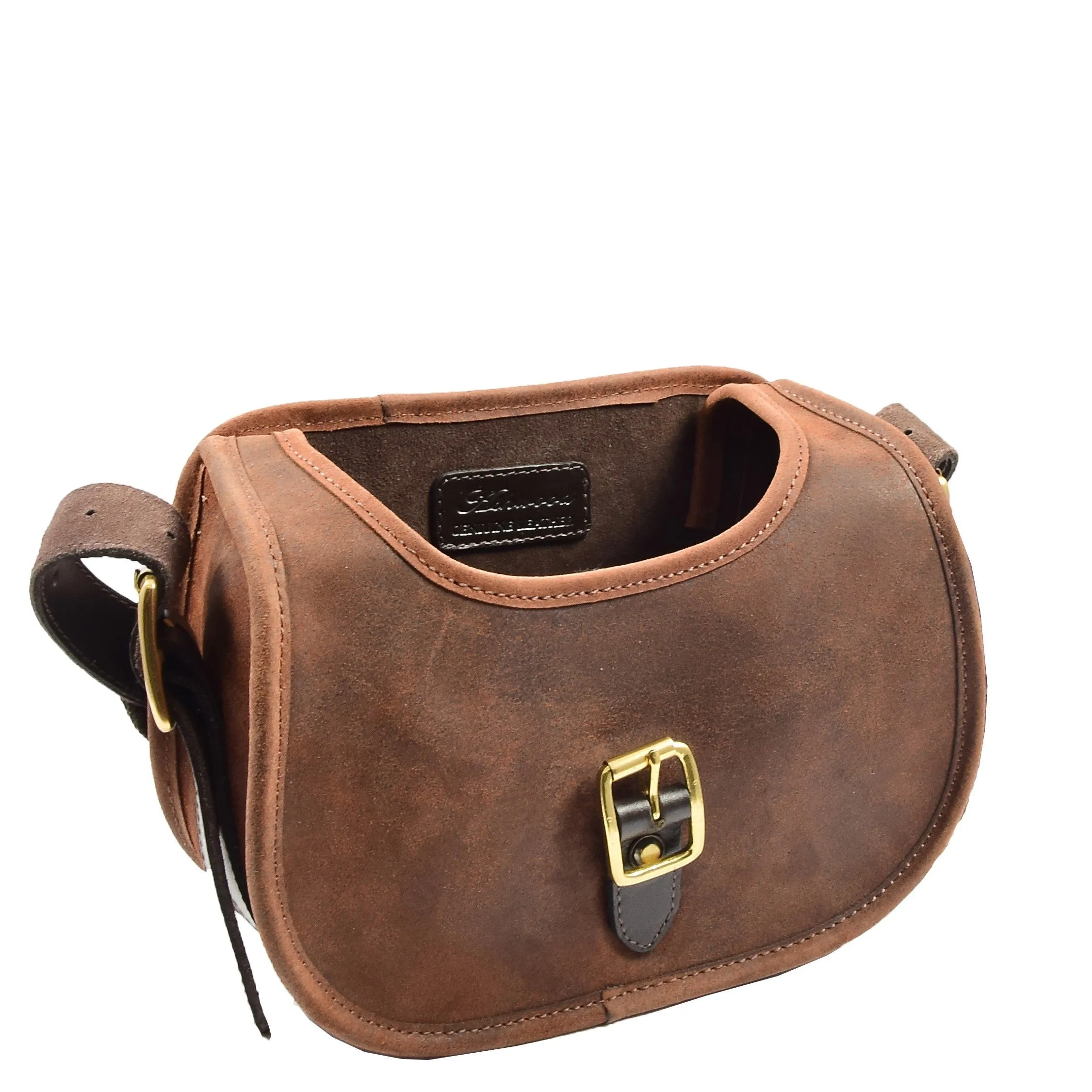 DR284 Cartridge Bag Genuine Vintage Brown Pouch