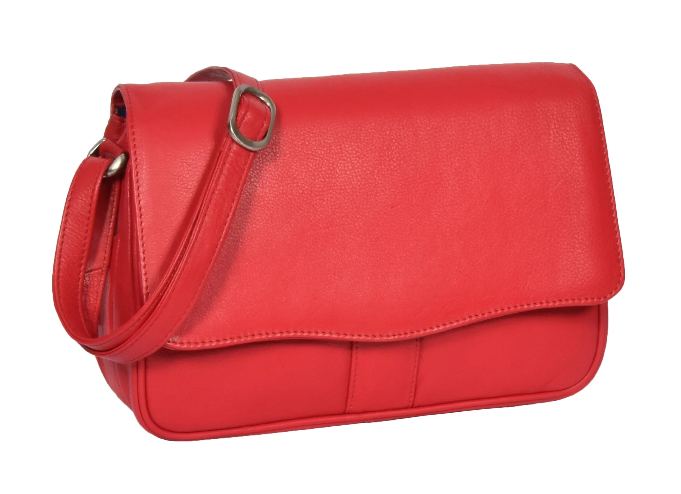 DR313 Women’s Leather Shoulder Messenger Handbag Red