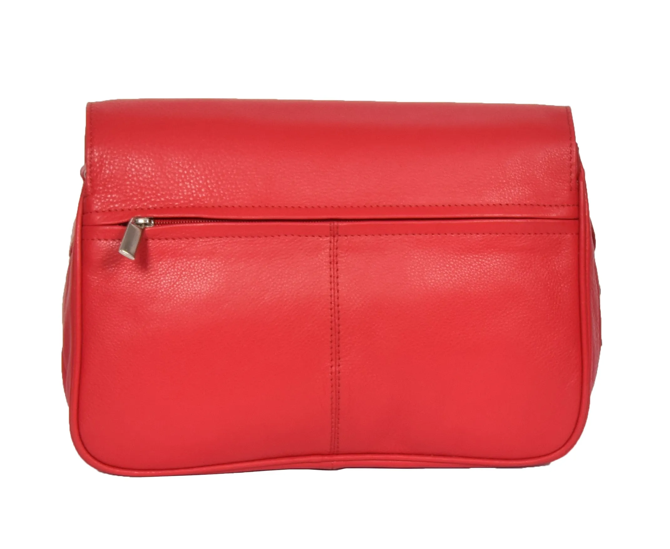 DR313 Women’s Leather Shoulder Messenger Handbag Red