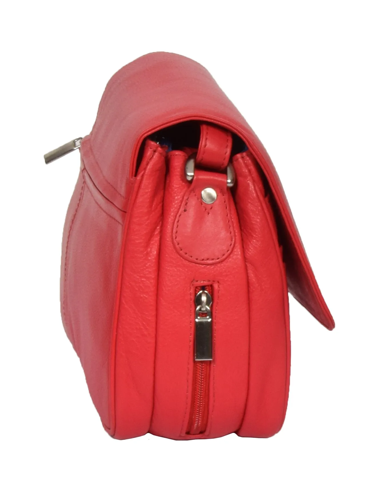 DR313 Women’s Leather Shoulder Messenger Handbag Red
