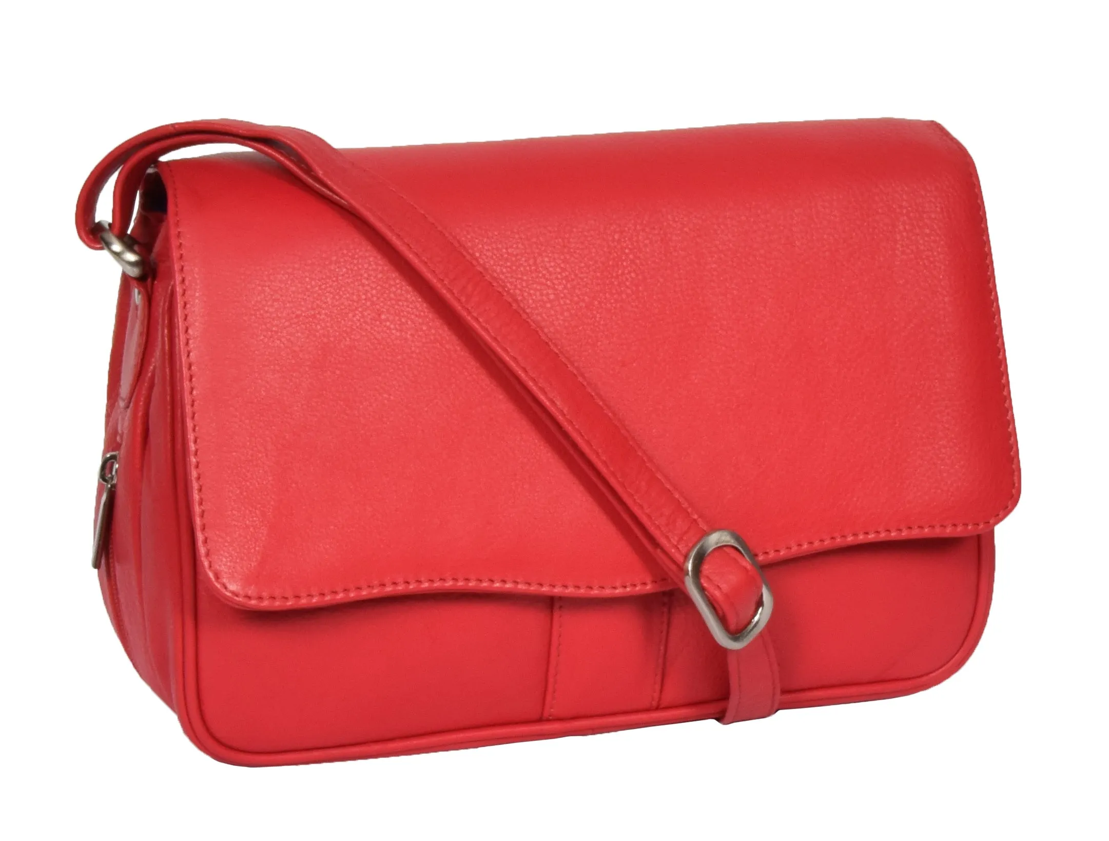 DR313 Women’s Leather Shoulder Messenger Handbag Red