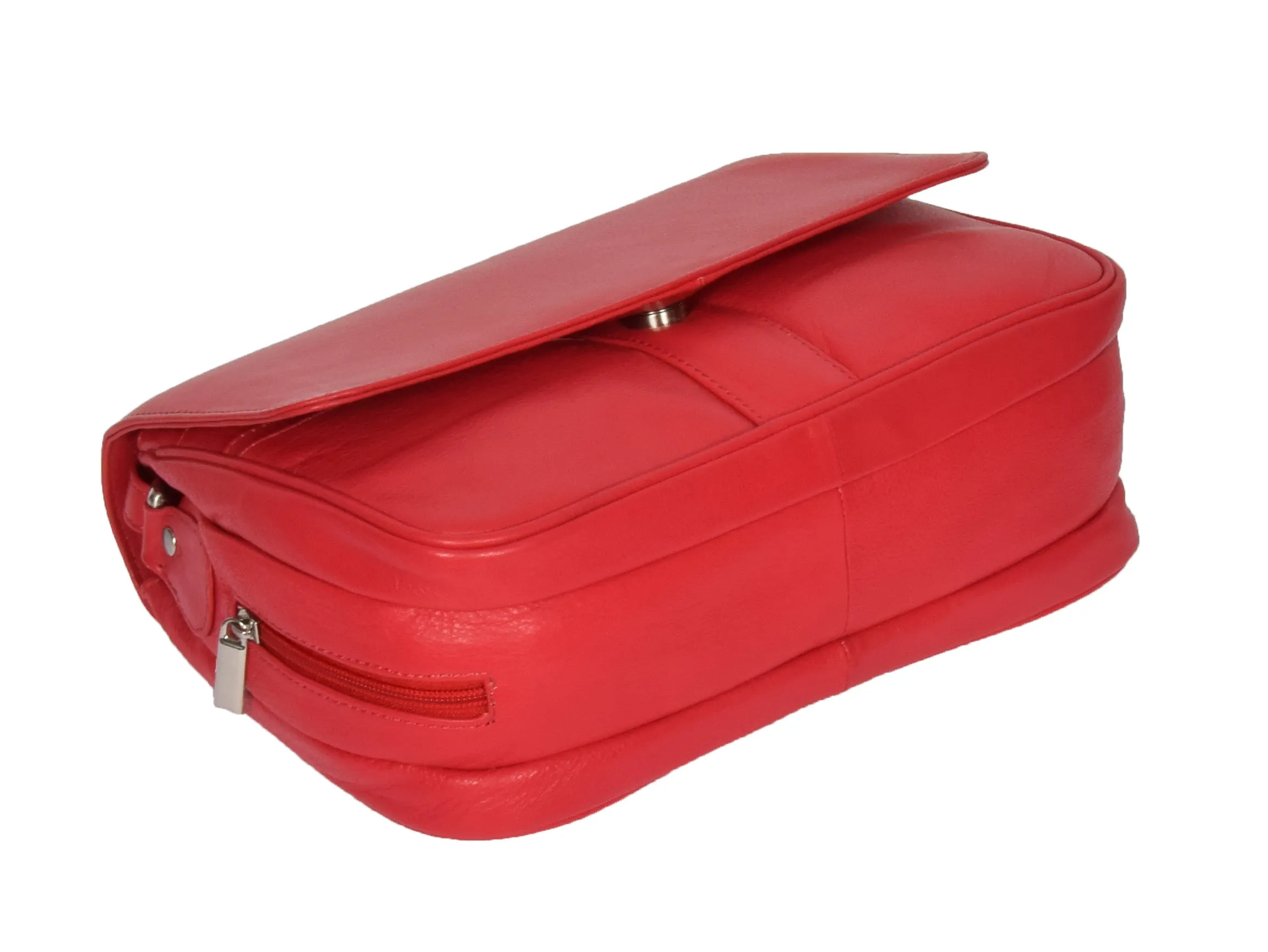 DR313 Women’s Leather Shoulder Messenger Handbag Red