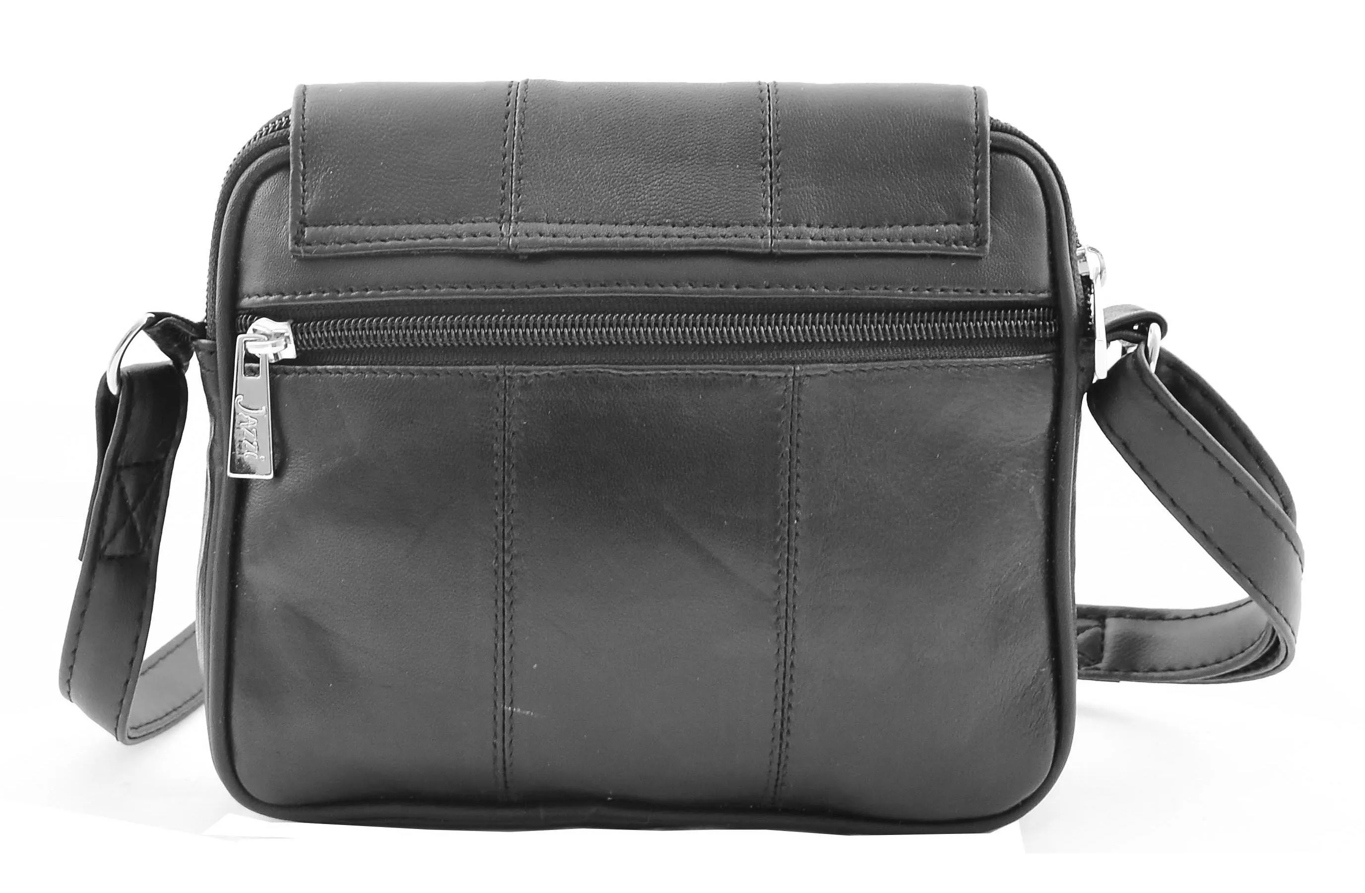DR466 Women's Leather Small Cross Body Sling Bag Black