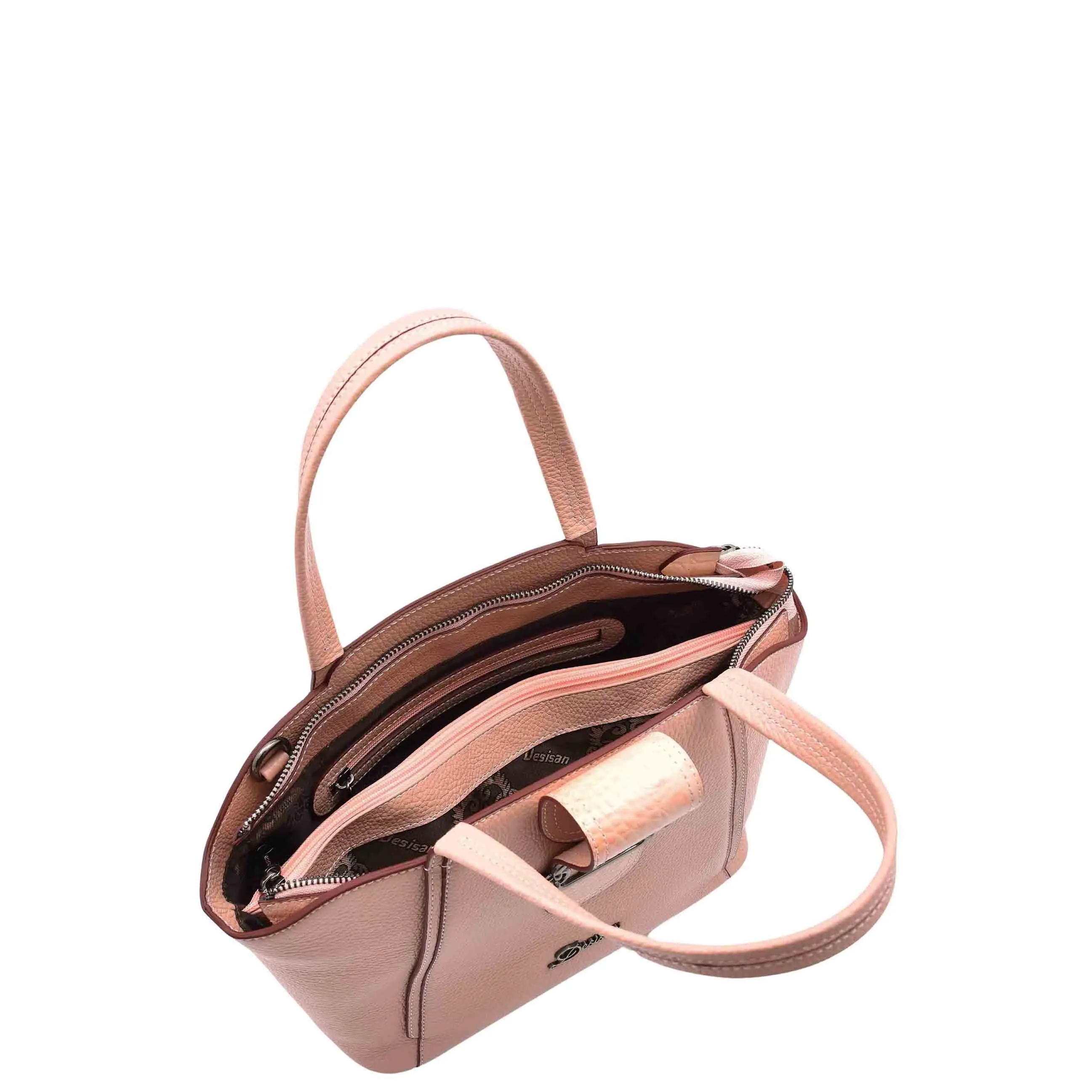 DR586 Women's Stylish Leather Adjustable Strap Handbag Rose
