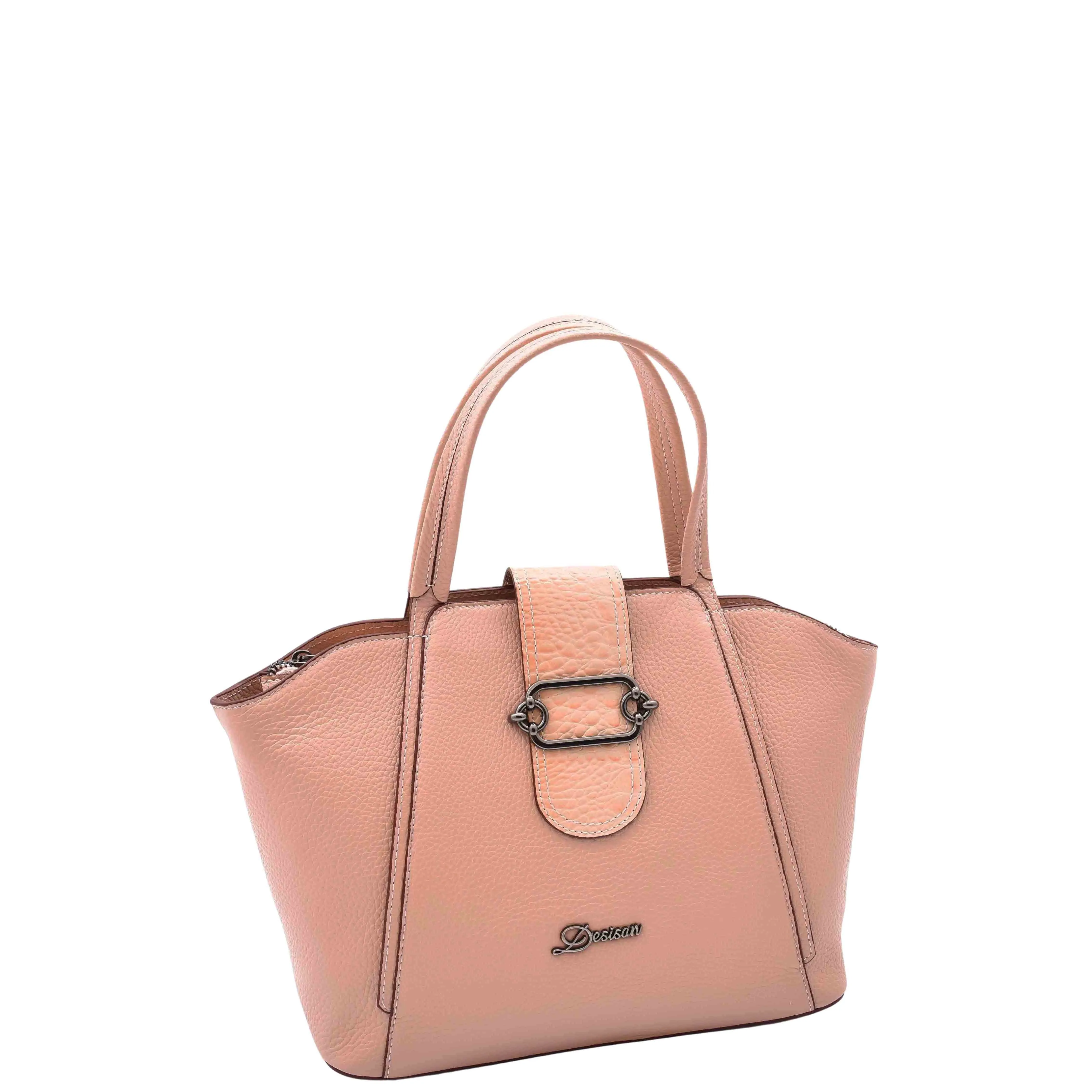 DR586 Women's Stylish Leather Adjustable Strap Handbag Rose