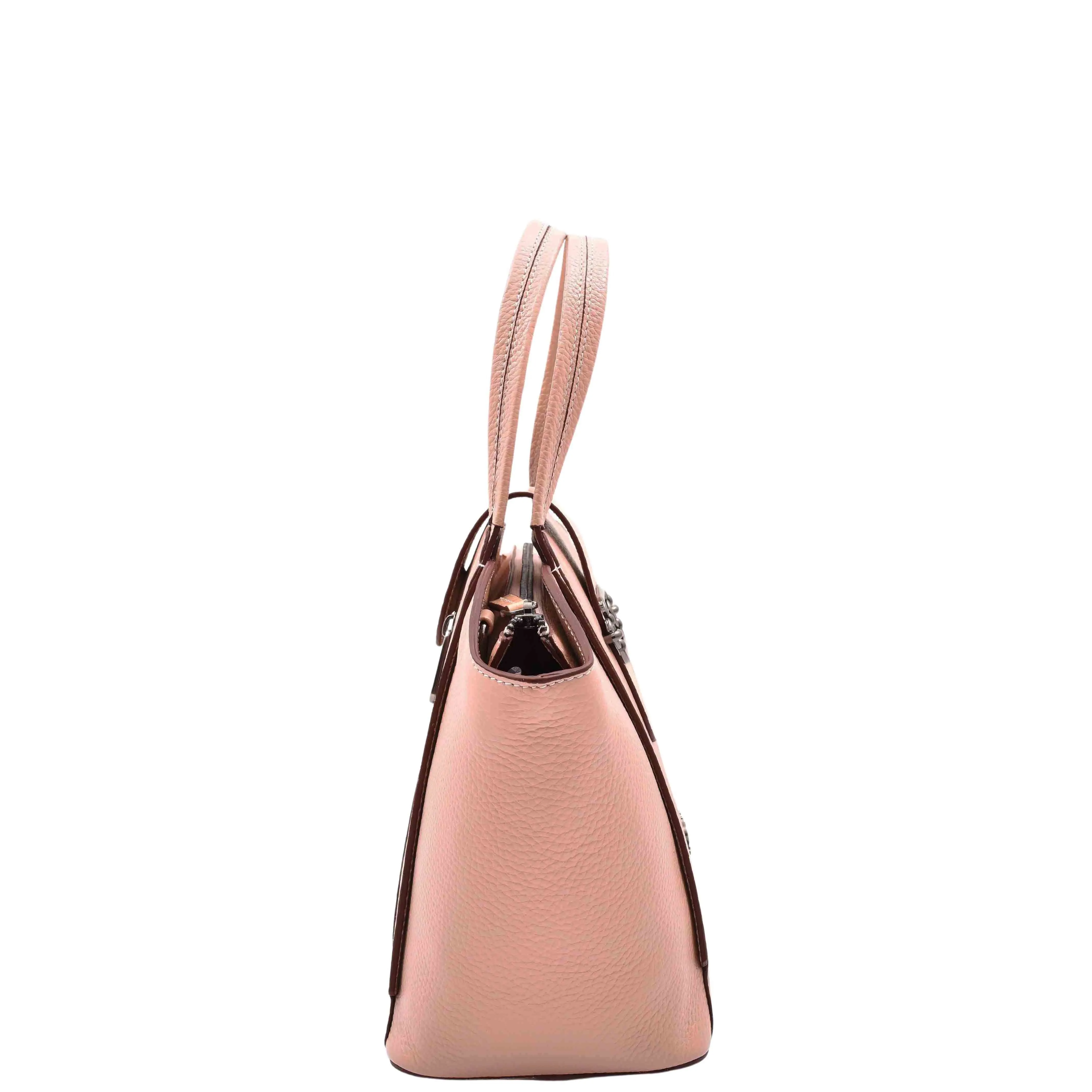 DR586 Women's Stylish Leather Adjustable Strap Handbag Rose