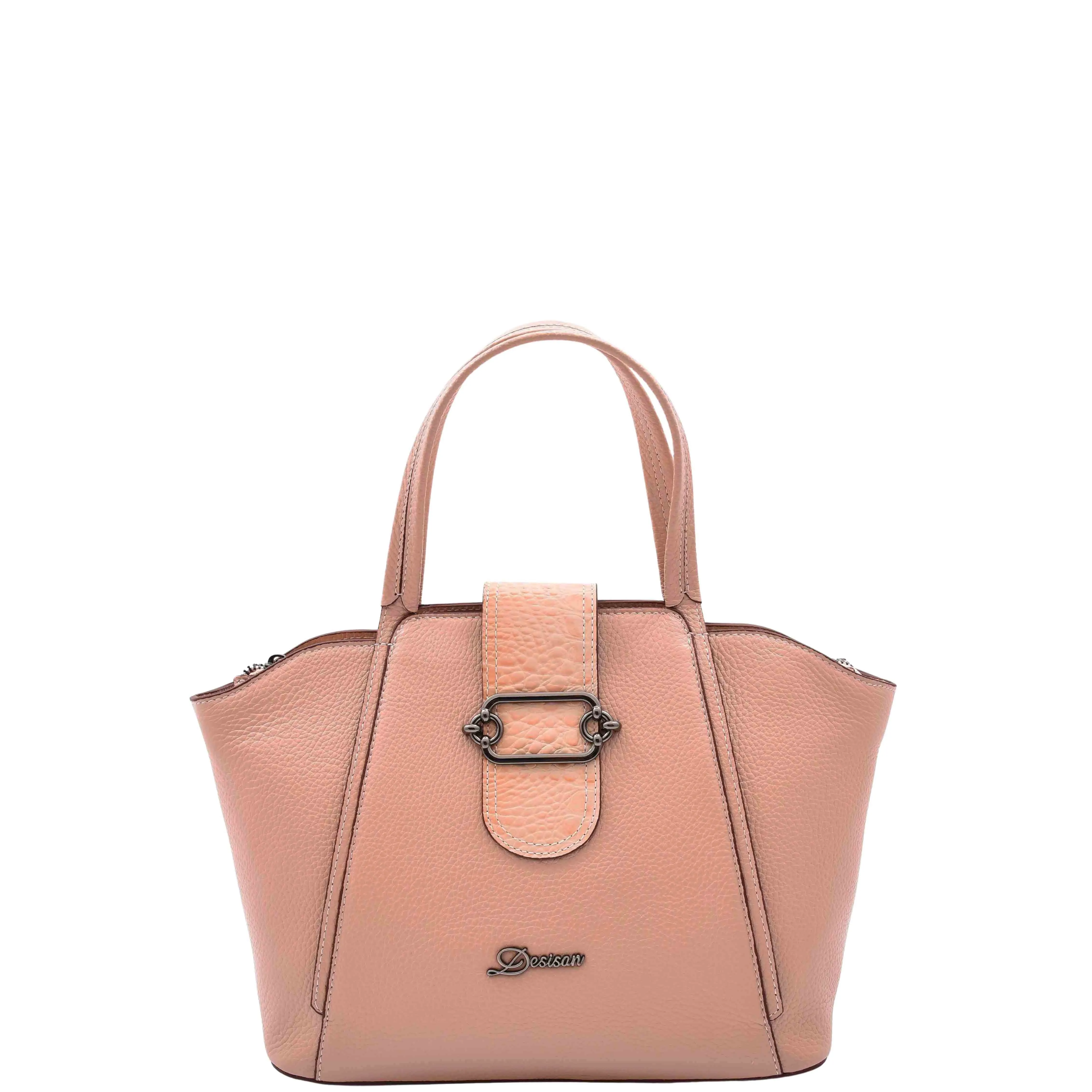 DR586 Women's Stylish Leather Adjustable Strap Handbag Rose