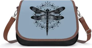 Dragonfly Insect Crossbody Bags for Women Trendy Shoulder Satchel Purses Messenger Bag
