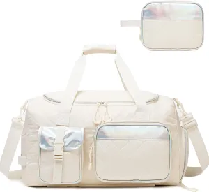 Duffle Bag for Travel Weekender Bags for Women Dance Gym Sports Bag with Shoe Compartment Bags for women Carry On Luggage for Airplanes