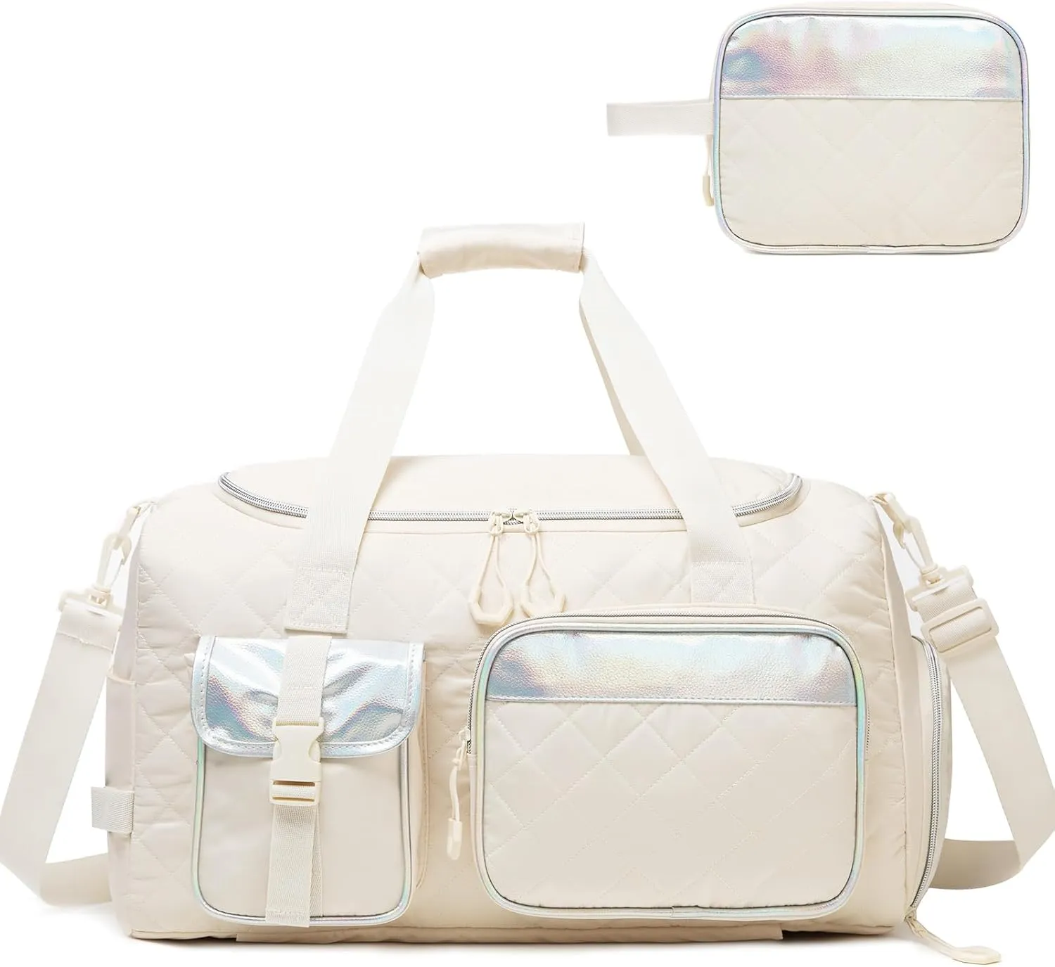 Duffle Bag for Travel Weekender Bags for Women Dance Gym Sports Bag with Shoe Compartment Bags for women Carry On Luggage for Airplanes
