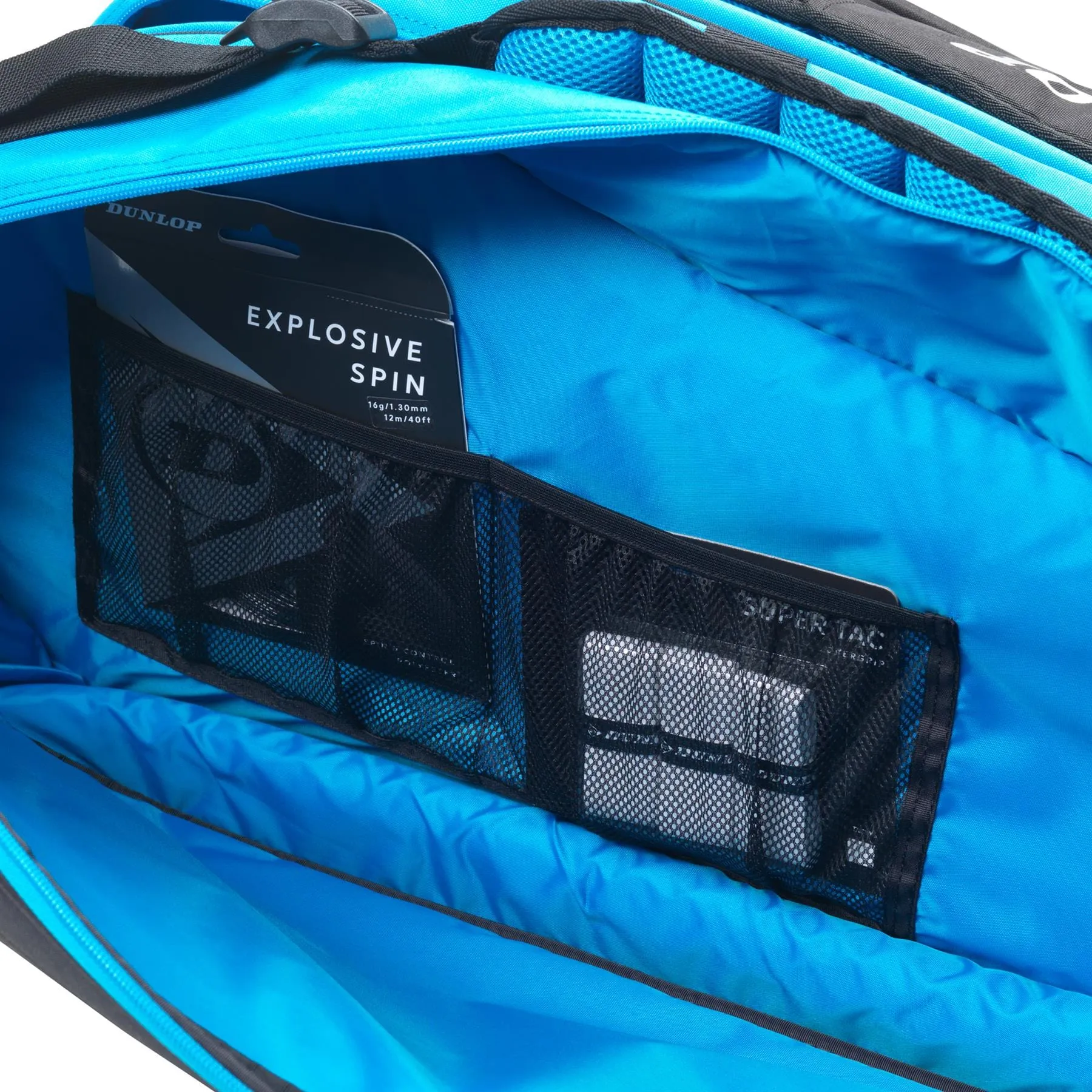 Dunlop FX Performance 12 Racket Thermo Tennis Bag - Black / Blue