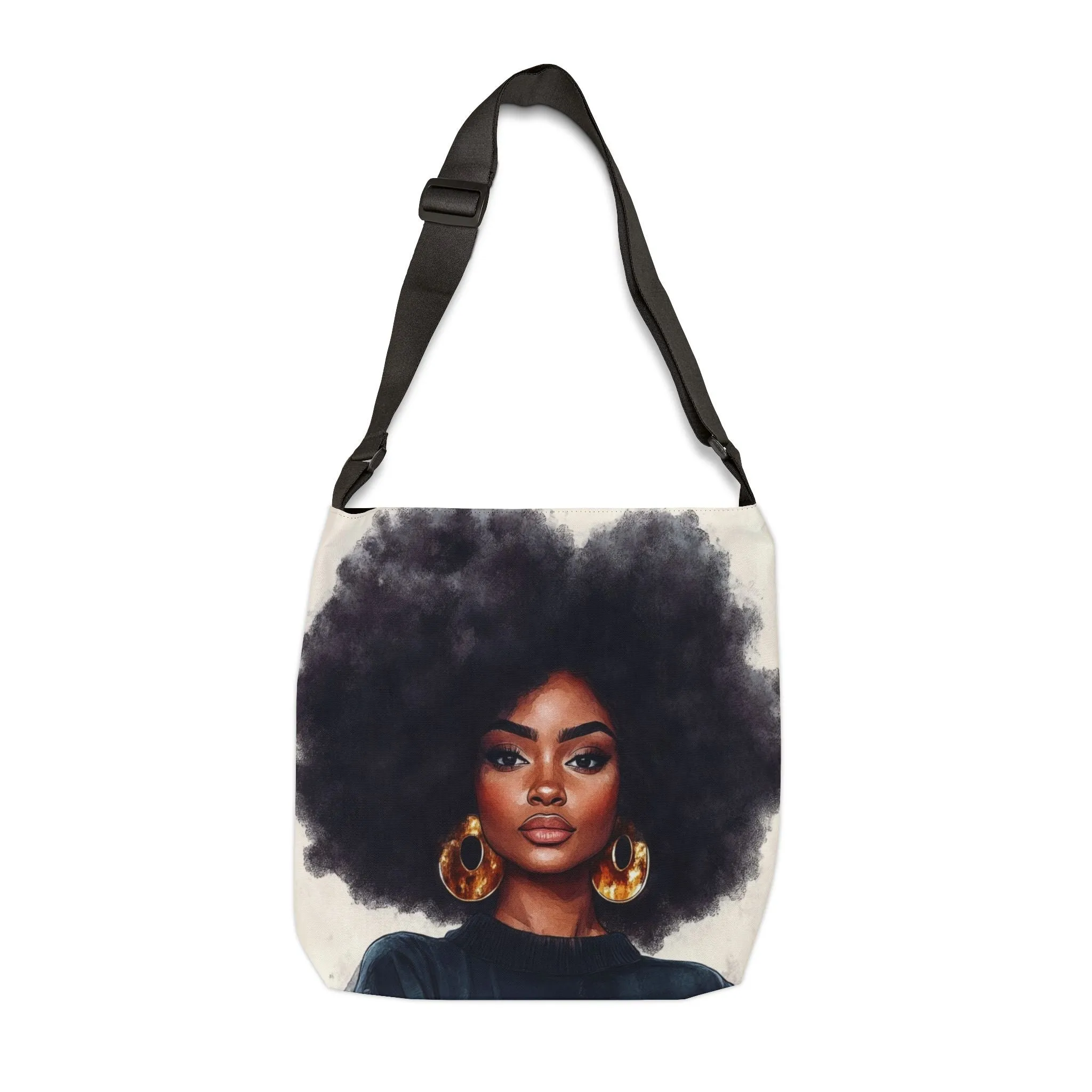 DUO MODERN "Afro Majesty" Adjustable Tote Bag