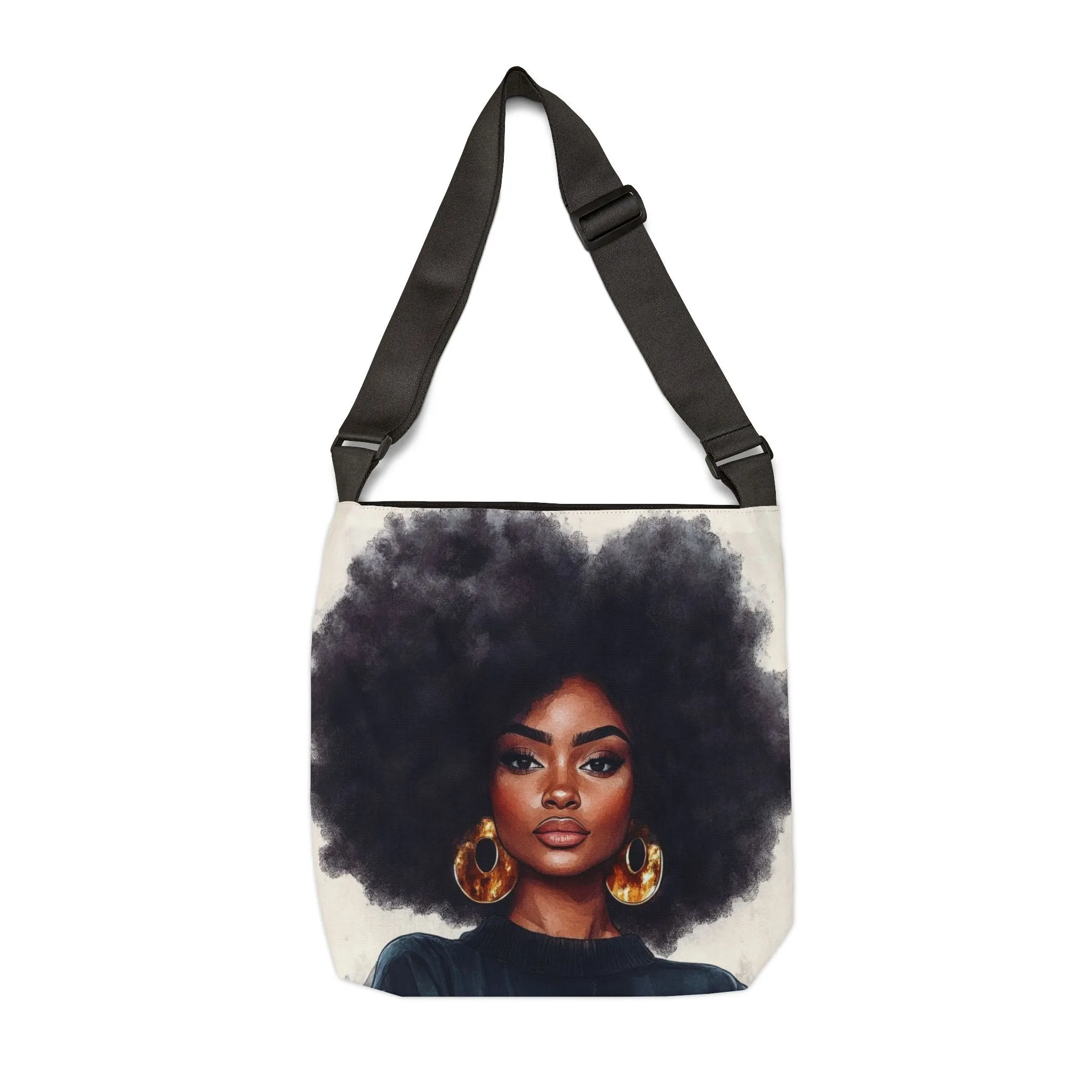 DUO MODERN "Afro Majesty" Adjustable Tote Bag