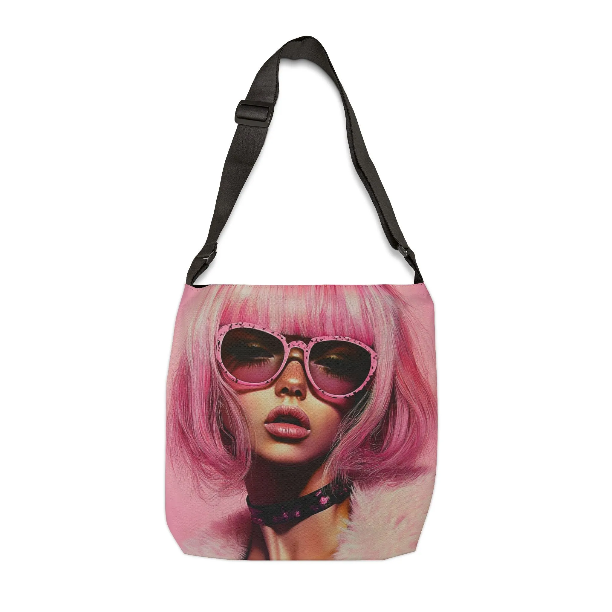 DUO MODERN "Punk Pink Luxe" Adjustable Tote Bag