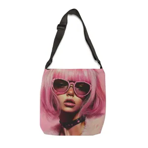 DUO MODERN "Punk Pink Luxe" Adjustable Tote Bag