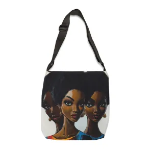 DUO MODERN "Sisterhood Reflections" Adjustable Tote Bag