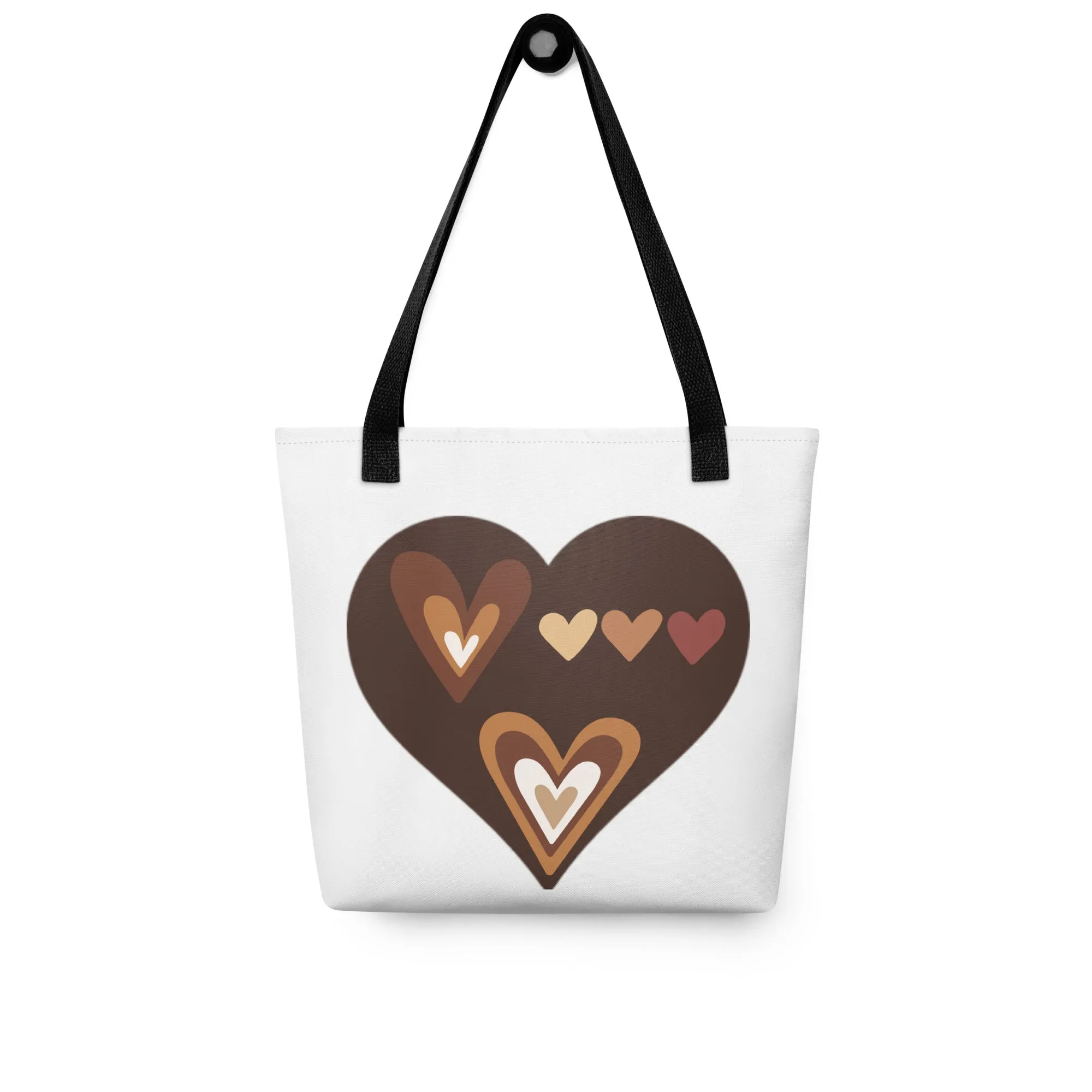 DUO MODERN "Unity & Compassion Hearts Tote Bag