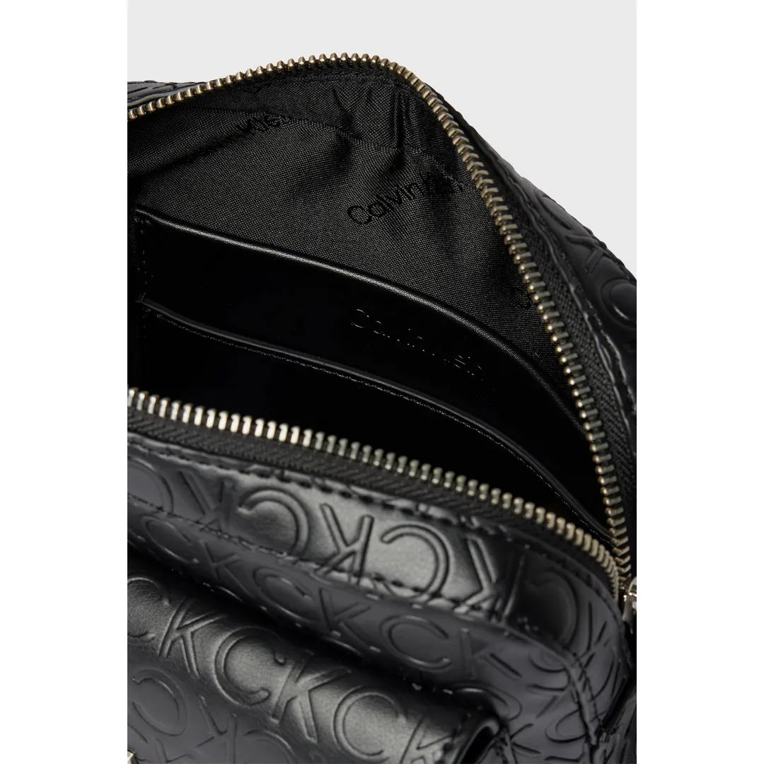 E-Lock Camera Bag W/Flap-Emb Mn