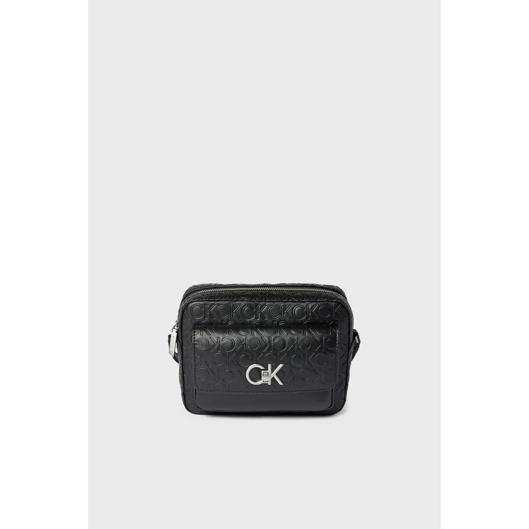 E-Lock Camera Bag W/Flap-Emb Mn