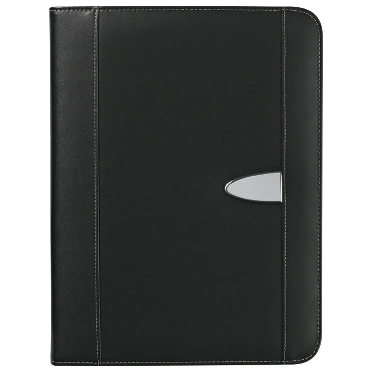 Eclipse Bonded Leather 8 ½" x 11" Zippered Portfolio With Calculator