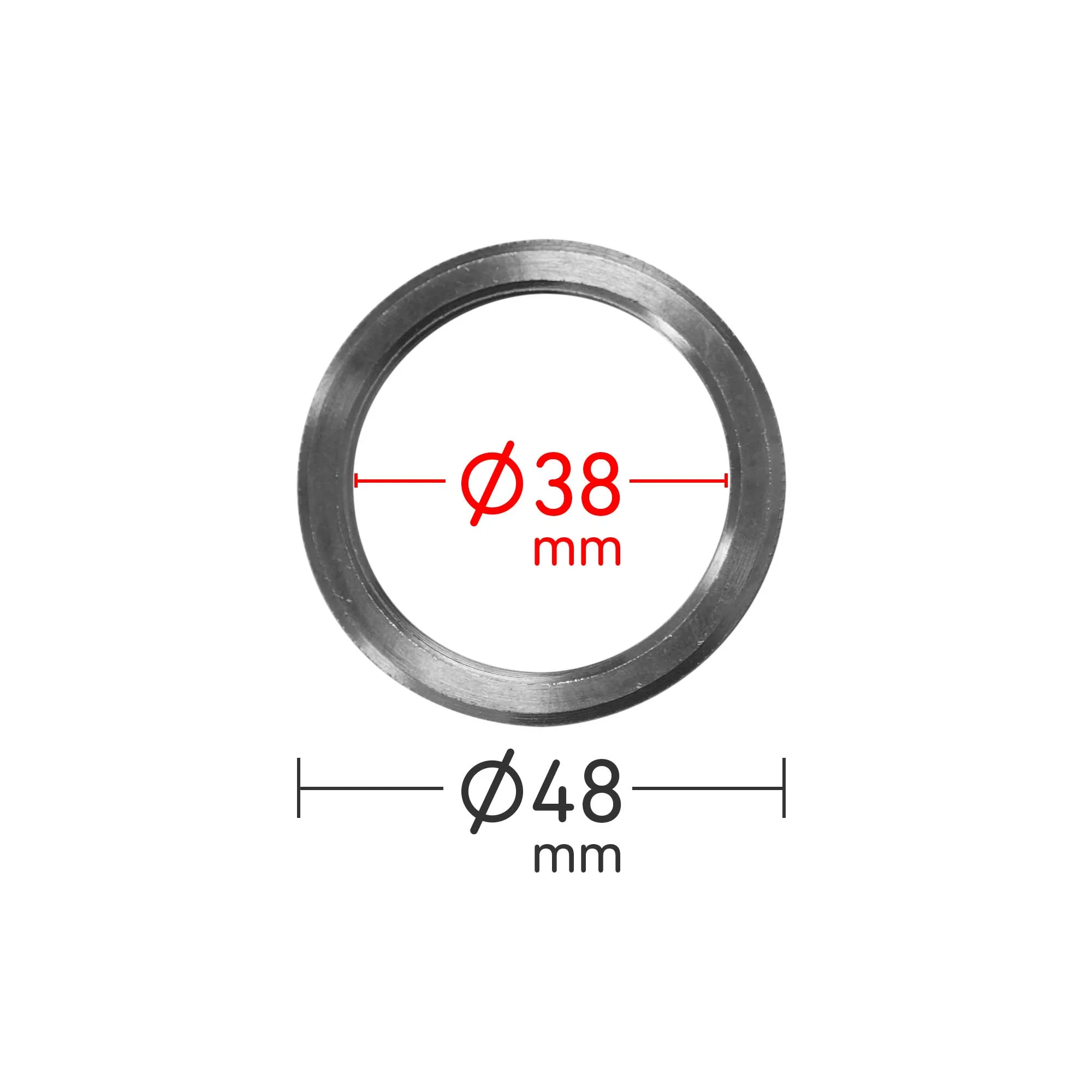 ElekTek E27 Shade Ring Single Brass