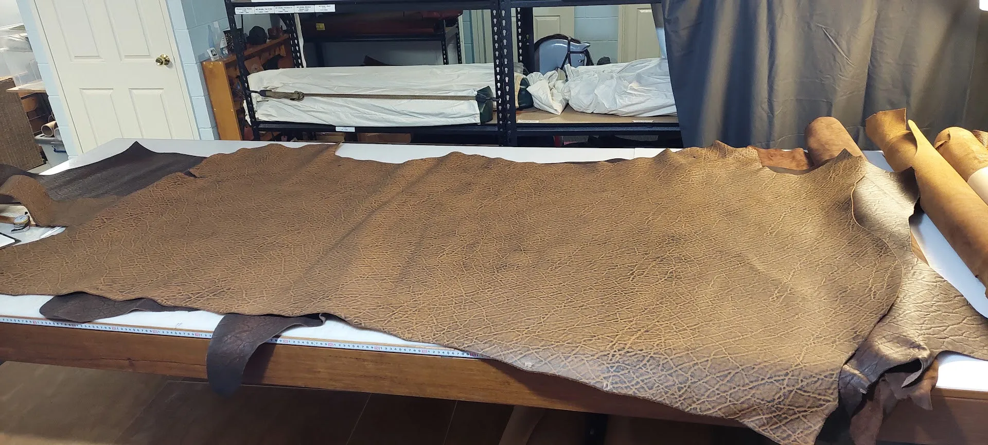 Elephant Embossed Leather Sides -  3 colors
