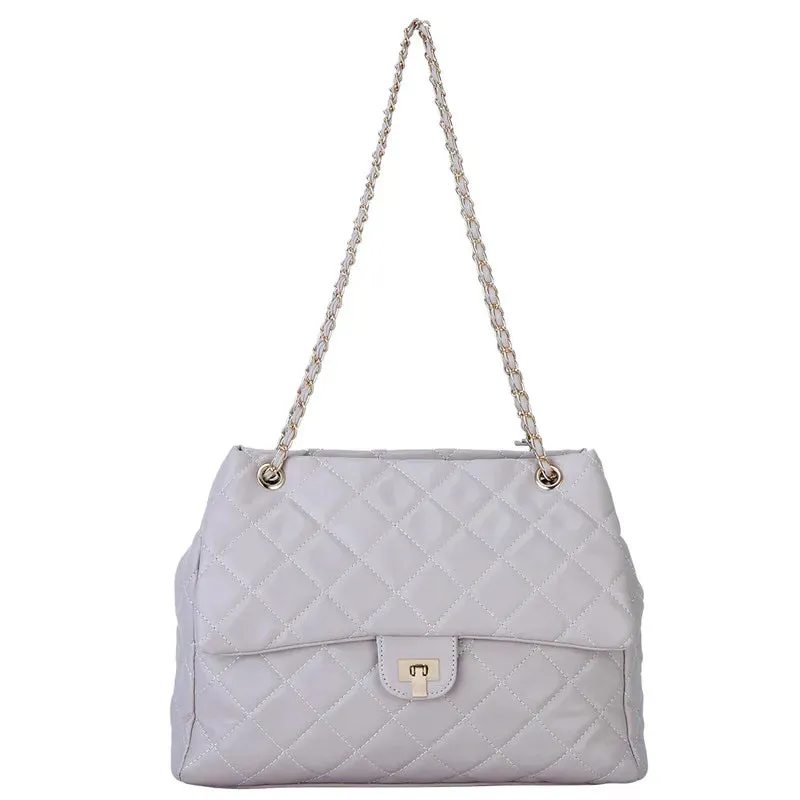 Emerald Purse Co. Soft Leather Chain Handbag – Luxury Crossbody & Shoulder Bag for Women
