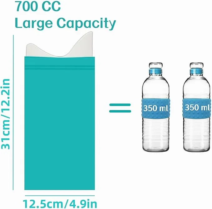 Emergency Unisex Disposable Urine Bags 8/12/16/24 Pack 700ML Portable Camping Travel Pee Vomit Portable Toilet Bag for Traffic Jams, Camping, Hiking, Pregnant,Men Women Patient, Kids Brief Relief