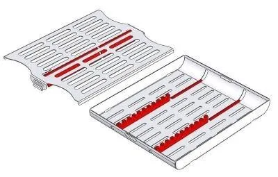 Ergo Cassette 15 - 10 instruments   flat strip (182752)
