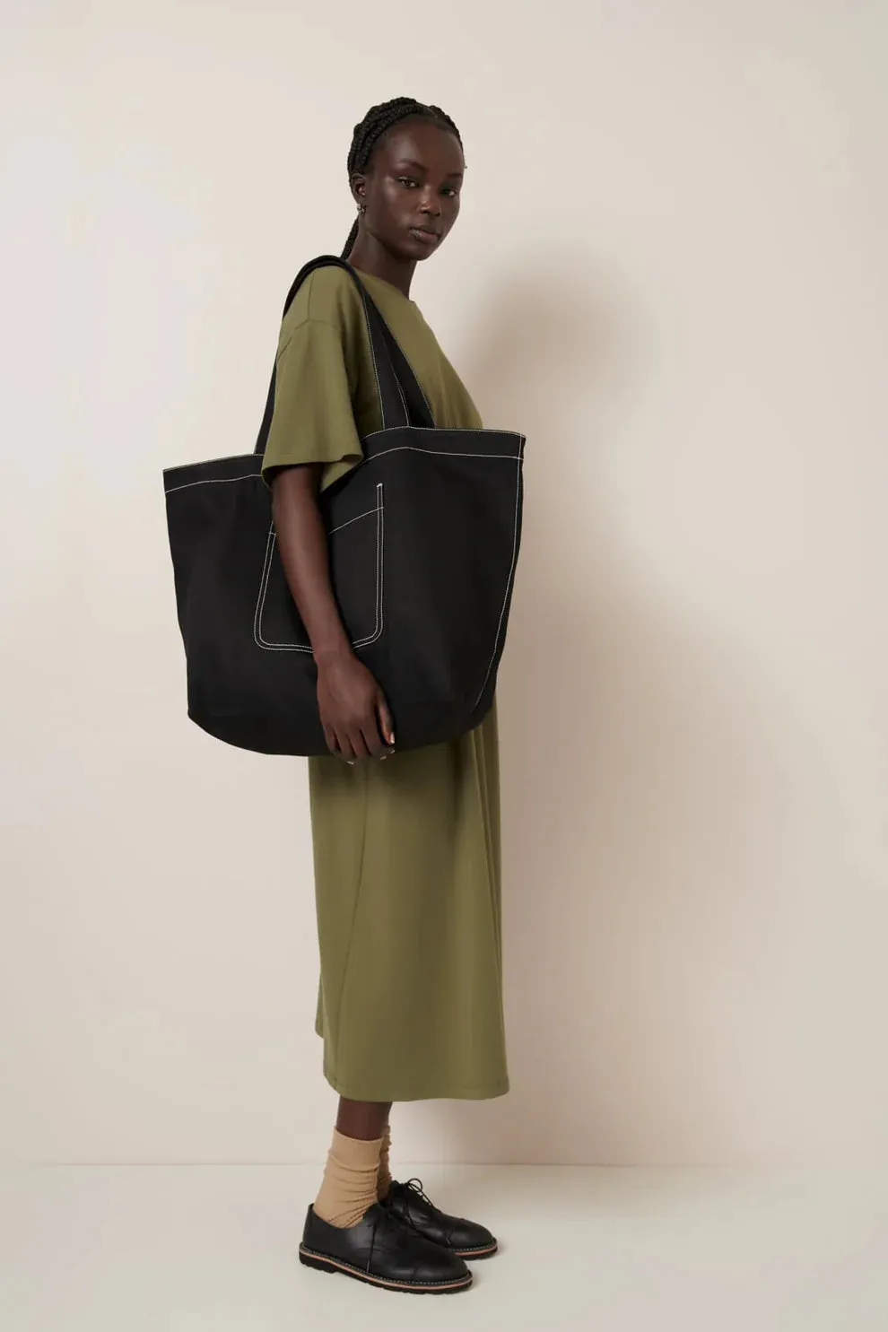 Everyday Tote - Black Denim