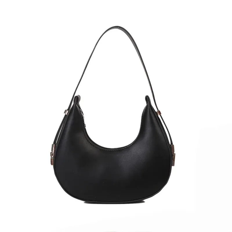 Fashion Luxury Design PU Leather  Shoulder Bag Women Small Clutch Handbag Purse Female Underarm Bag Travel Totes