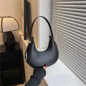 Fashion Luxury Design PU Leather  Shoulder Bag Women Small Clutch Handbag Purse Female Underarm Bag Travel Totes