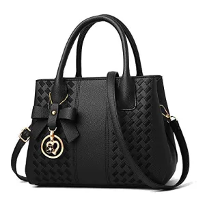 Fashion PU Leather Satchel Tote Bag