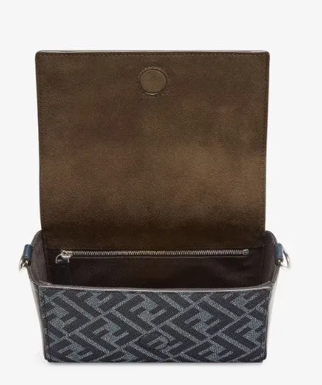 Fendi ff kvadrat läderväska
