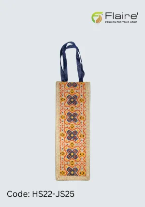 Flaire - Handmade Bottle Bag with Jute, Pakistani Traditional Handcrafted Product.