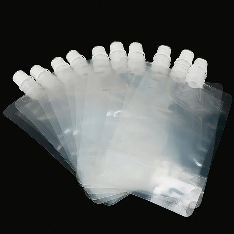 Flask Pocket Bladder Bags 50PCS 250ML Clear