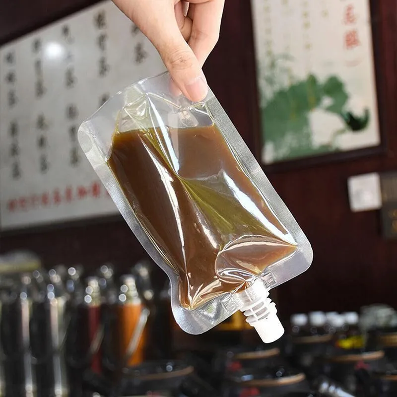 Flask Pocket Bladder Bags 50PCS 250ML Clear