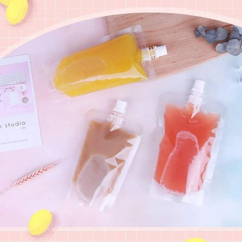 Flask Pocket Bladder Bags 50PCS 250ML Clear