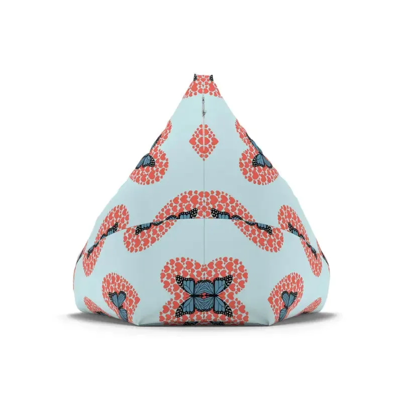 Fluttering Hearts Cozy Comfort Bean Bag Cover